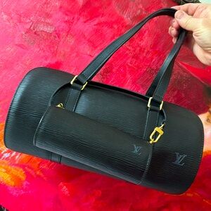 Louis Vuitton Epi Regular Size & Mini Size Papillon Set in Excellent Condition